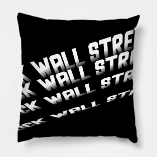 F Wall Street Pillow