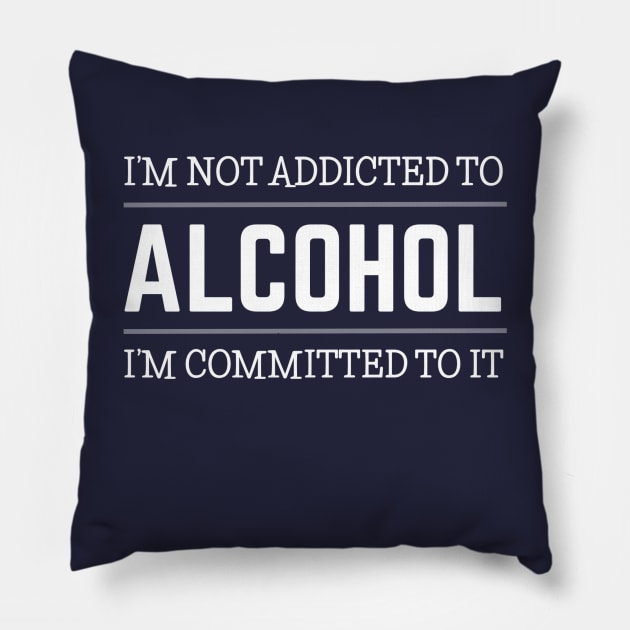 ALCOHOL Pillow by DB Teez and More