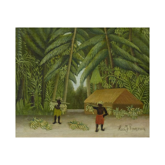 Banana Harvest by Henri Rousseau by Classic Art Stall