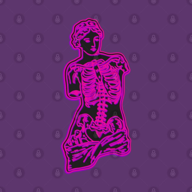 Neon Venus de Milo by DavesTees