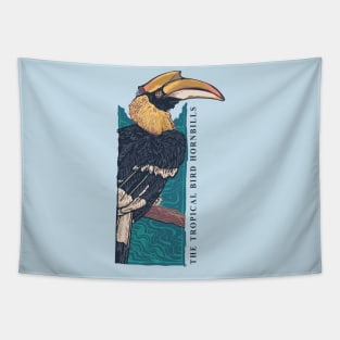 exotic tropical bird Tapestry