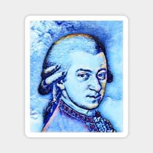 Wolfgang Amadeus Mozart Portrait | Wolfgang Amadeus Mozart Artwork | Wolfgang Amadeus Mozart Painting 13 Magnet