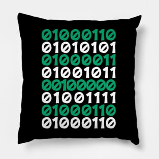 Fuck Off Binary Code Funny Gift Pillow