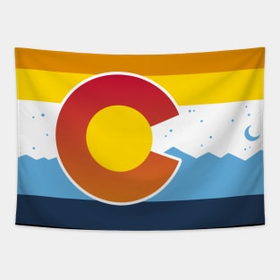 Colorado Flag AroAce Pride Tapestry