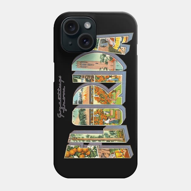 Greetings from Florida Phone Case by reapolo