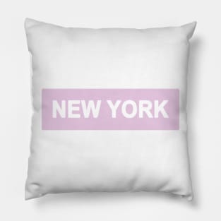 Lavender New York Pillow