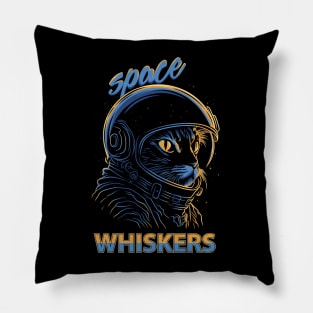 Cat In The Space - Catronaut Space Galaxy Explorer Pillow