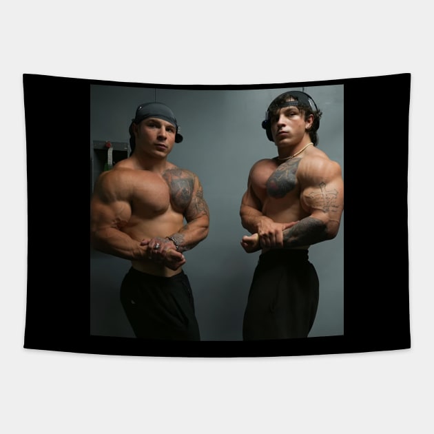 Tren Twins Physique Aesthetics Tapestry by Fit-Flex