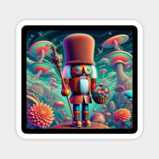 Trippy nutcracker Magnet