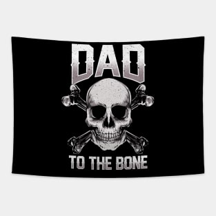 Funny Dad To The Bone Pun Father's Dad Jokes Tapestry