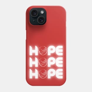 SheHopes HOPE HOPE HOPE with Logo Phone Case