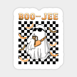 Spooky Season Cute Ghost Halloween Costume Boujee Boo-Jee Magnet