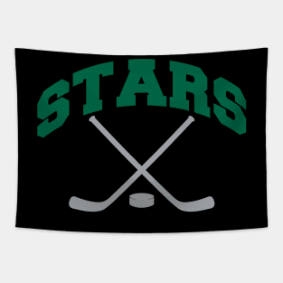 Stars Hockey Small Logo Tapestry