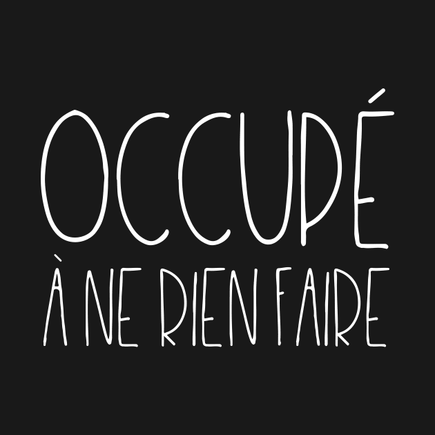 Occupé à ne rien faire by LemonBox