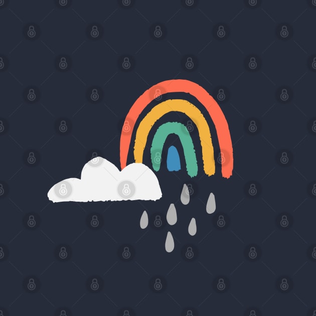 Rainy Rainbows by latheandquill