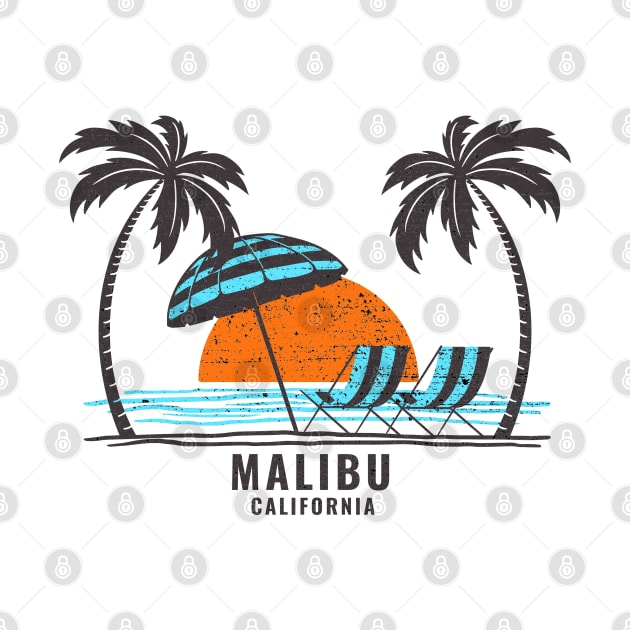 Malibu California by Eureka Shirts