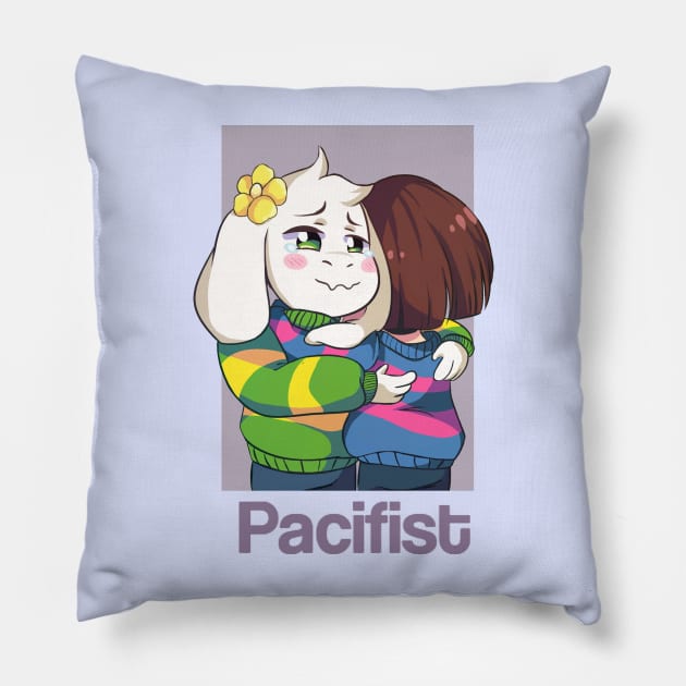 Undertale- Set 2 (pacifist) Pillow by Midnight_rabbit