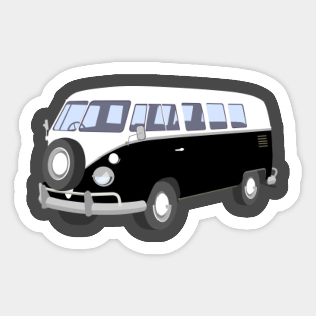 Split Window Vw Bus Vw Bus Sticker Teepublic Uk