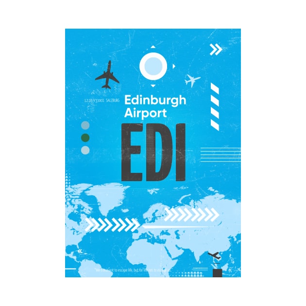 EDI Edinbutgh airport code by Woohoo