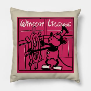 Mickey without License Pillow