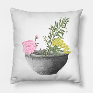 Herbs in A Bowl Pillow