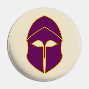 Corinthian helmet (purple) Pin