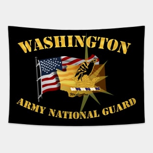 Washington - ARNG w Flag Tapestry