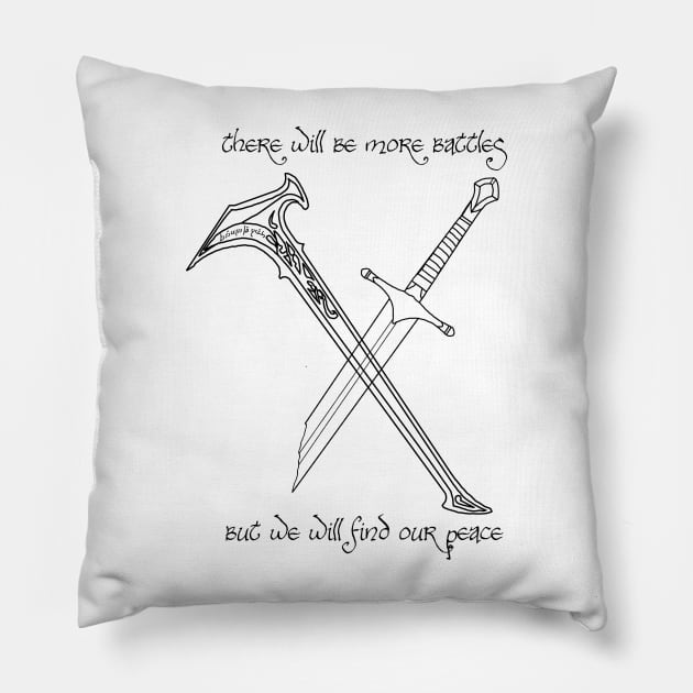 Battle and Peace Pillow by The Great Stories