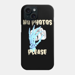 Funny No Photos Please Zombie Halloween Phone Case