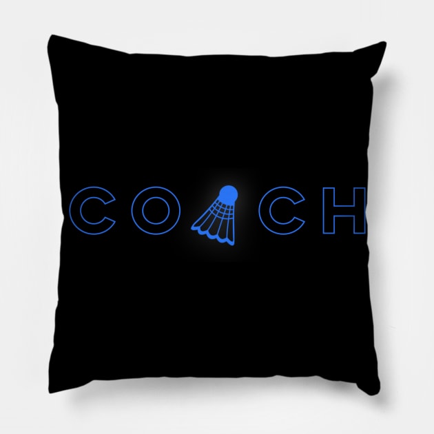 Badminton coach Pillow by Sloop