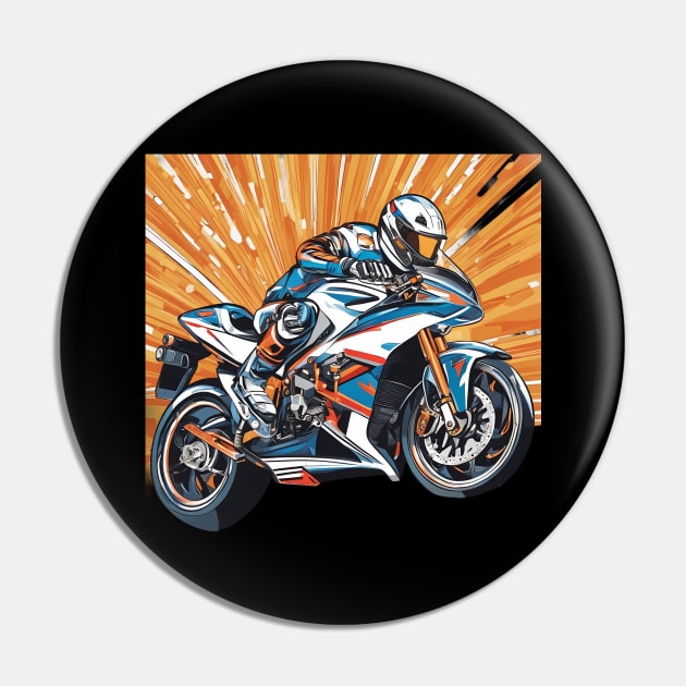 Motorcycling Pin by animegirlnft