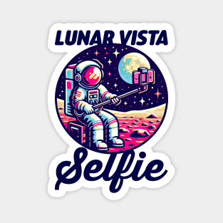 Lunar Vista Selfie Magnet