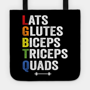 Lats Glutes Biceps Triceps Quads Lgbtq Tote