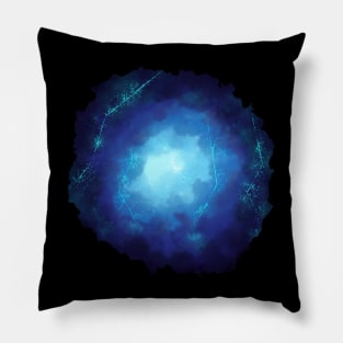 Cloud Tunnel watercolor painting Pillow