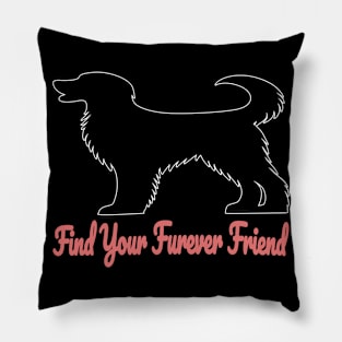 Loyal Silhouette - National Pet Day Pillow