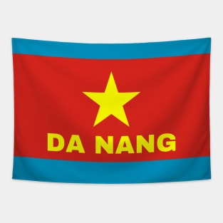 Da Nang City in Vietnamese Flag Tapestry