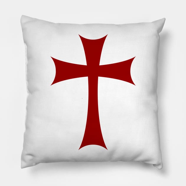 Templar Cross Pillow by Vandalay Industries