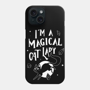 Witchy Magical Cat Lady Phone Case