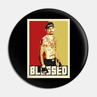 Max Holloway Pop Art Style Pin