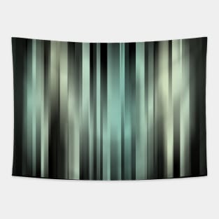 Abstract Green Stripes Tapestry