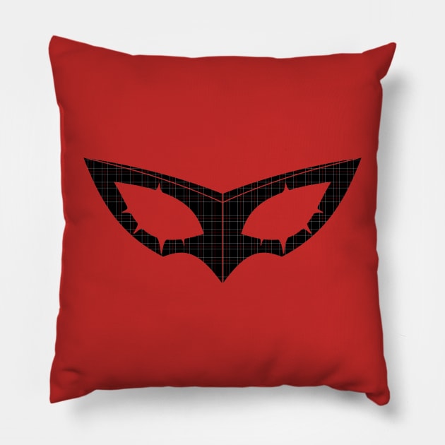 The Plaid Joker Pillow by GrimmTheBeast