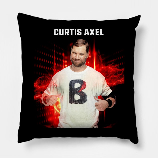 Curtis Axel Pillow by Crystal and Diamond