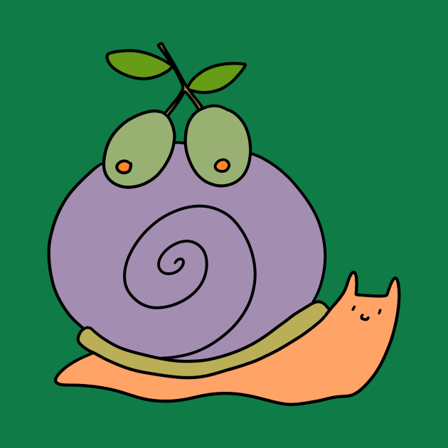 Discover Olive Snail - Snail - T-Shirt