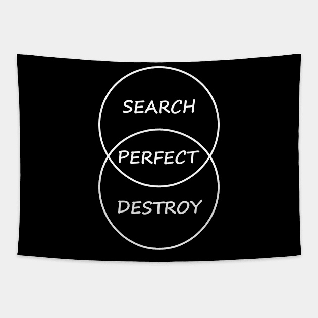 Search and Destroy Tapestry by gulden