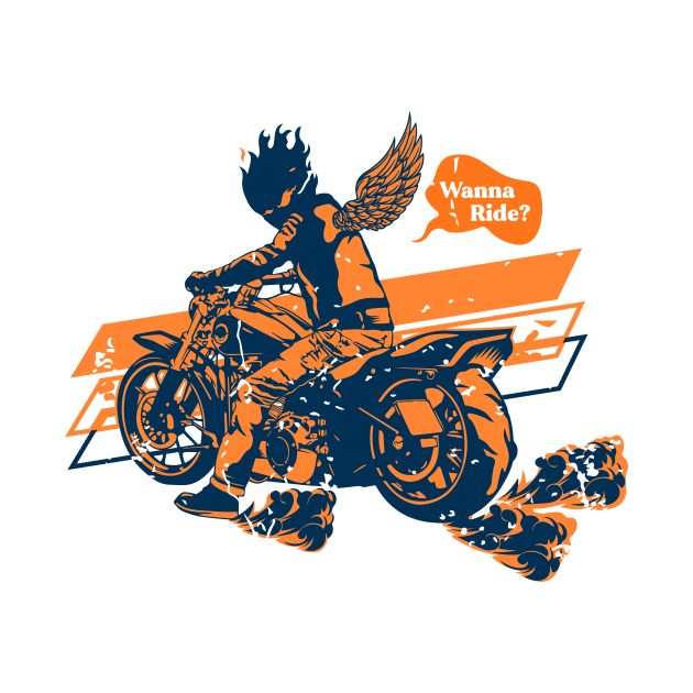 WANNA RIDE by Tee Trends