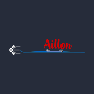Ski Aillon, France T-Shirt