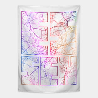 Essen, Germany City Map Typography - Colorful Tapestry