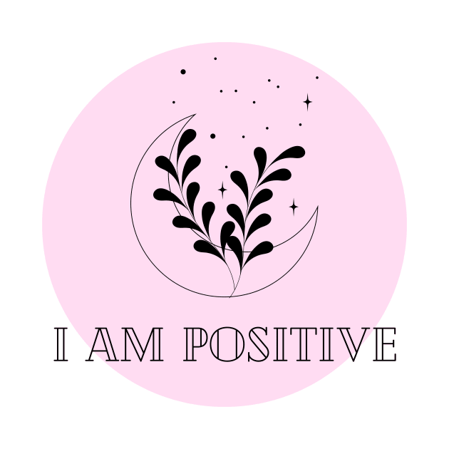 Affirmation Collection - I Am Positive (Pink) by Tanglewood Creations