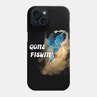 Feathered Fisher Gone Fishin' Phone Case