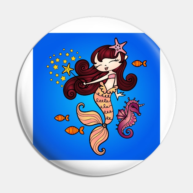 Mermaids 36 (Style:9) Pin by luminousstore